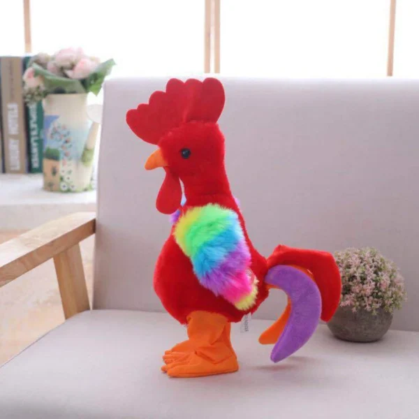 Robot Chicken Pet Toy Electronic Screaming Rooster Electric Dance Sing Plush Toy R66D - Image 6