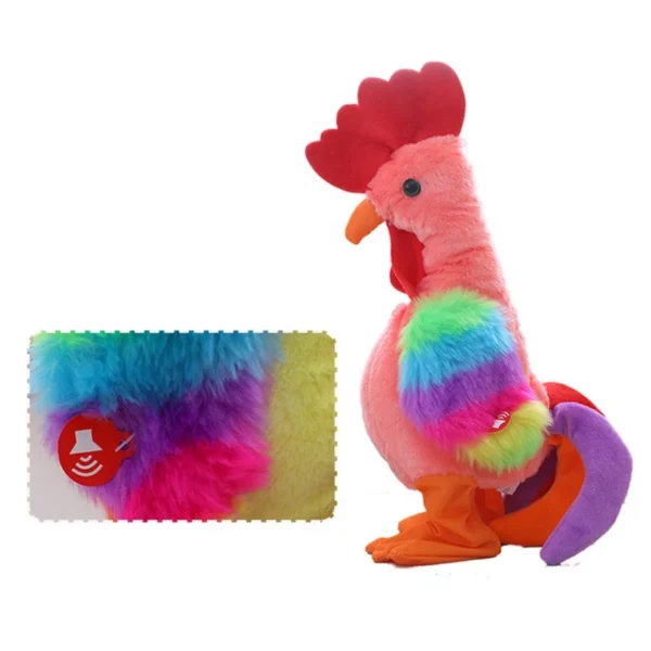 Robot Chicken Pet Toy Electronic Screaming Rooster Electric Dance Sing Plush Toy R66D - Image 5