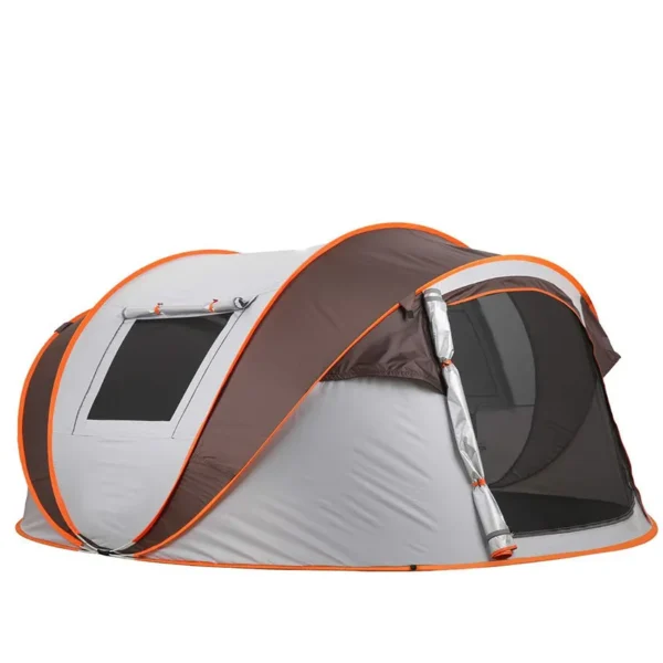 4 Person Easy Pop Up Tent Waterproof Automatic Setup 2 Doors-Instant Family Tents For Camping Hiking Traveling - Image 2