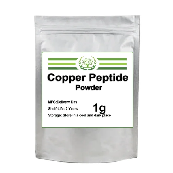 Blue Copper Peptide Powder Tripeptide GHK-Cu Promotes Collagen Production And Anti-aging Cosmetic Raw Materials - Image 4