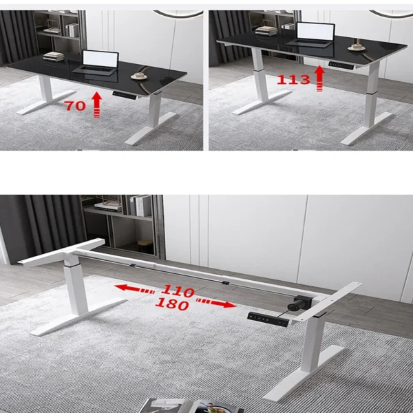 Adjustable Standing Desk Electric Lifting Table Height Adjustable Computer Stand Up Desk Stand Legs Controller Lift Column - Image 4