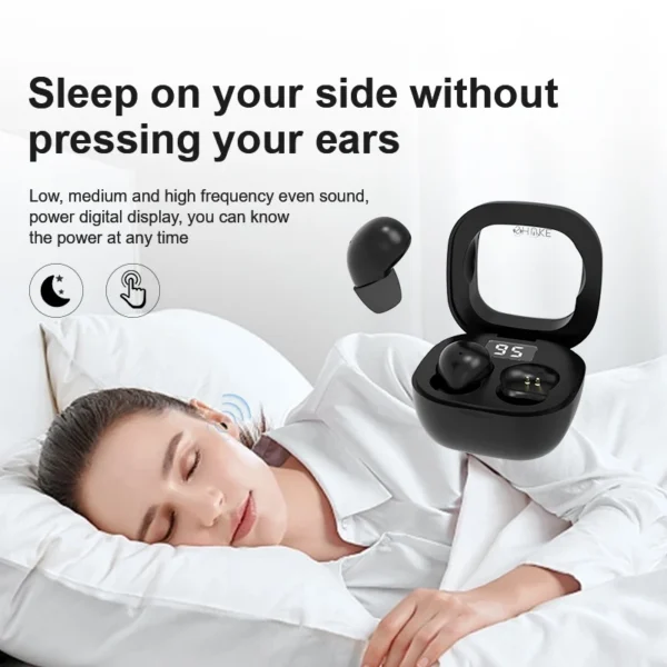 Wireless Headphones Bluetooth Headset Invisible Earbuds With Mic Noise Cancelling Earphone Suitable for people with small ears - Image 5