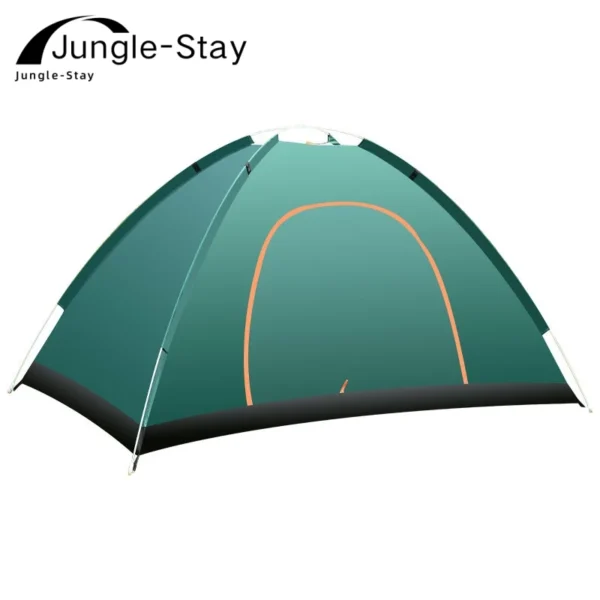 Jungle-Stay Automatic Pop-up Tent, 3-4 Person Outdoor Instant Setup Tent 4 Season Waterproof Tent for Hiking,Camping,Travelling - Image 6