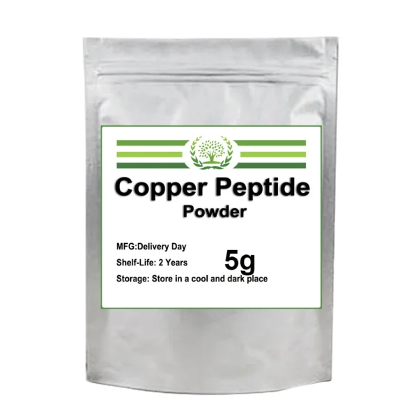 Blue Copper Peptide Powder Tripeptide GHK-Cu Promotes Collagen Production And Anti-aging Cosmetic Raw Materials - Image 5